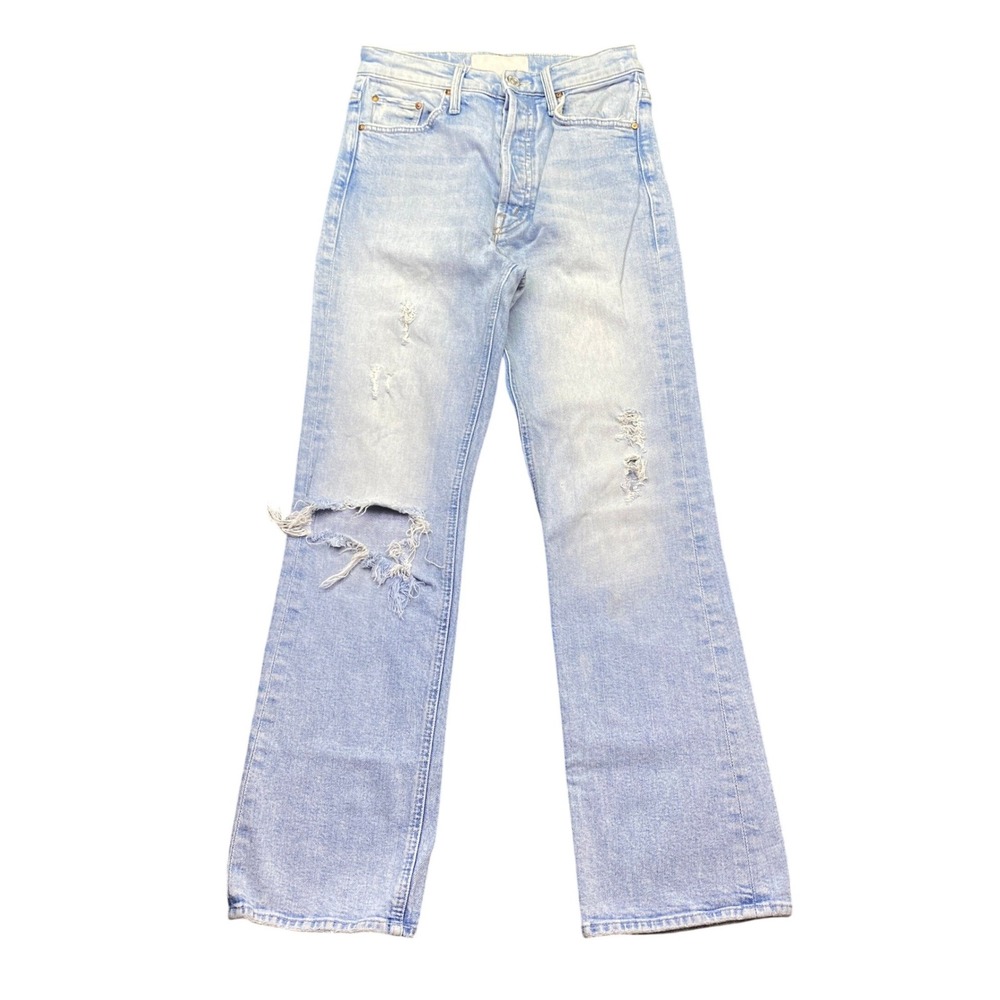 Mother Superior The Tripper Skating On Thin Ice Distressed High Rise Jean 24 USA